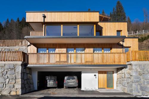 Exklusives Chalet-Haus mit Gletscherblick