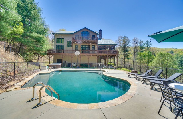 Expansive Home on 16 Acres w/Smoky Mountain Views