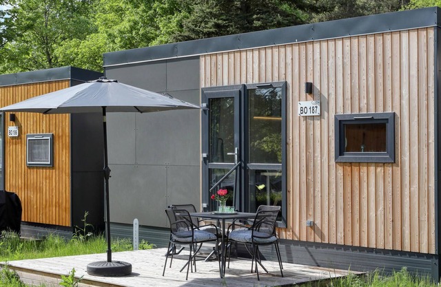 Experience a real Tiny House vacation close to nature at Camping Park Wemding!