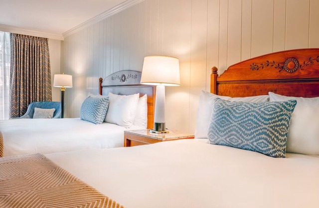 Experience Modern Comfort: Room w/Cozy Beds & Pool Access