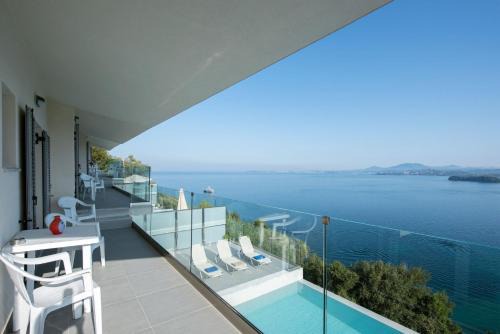Exquisite Corfu Retreat 3 Bedrooms Villa Thea Pyrgi Panoramic Sea Views & Private Pool Unforgettable Getaway