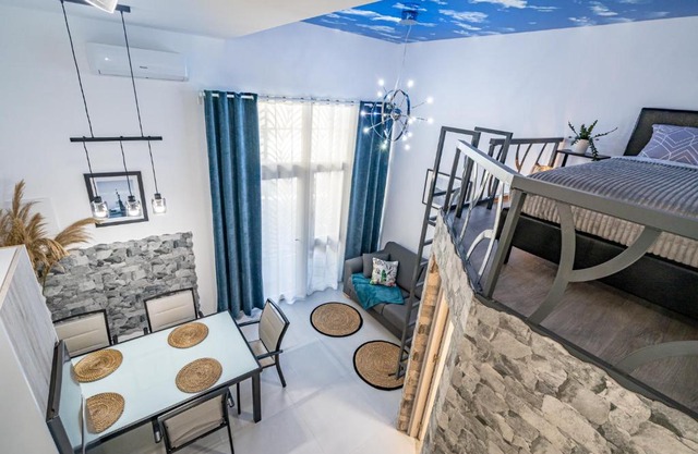 Exquisite studio apartment with an original design