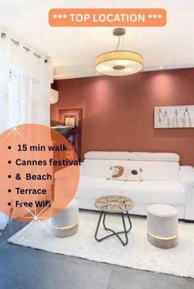 F3 4 pers 15 min Palace Cannes