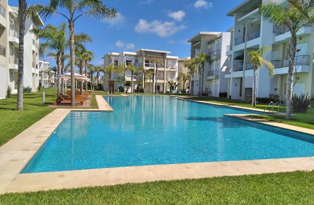 F3 Casabay beach sidi rahal vue sur piscine