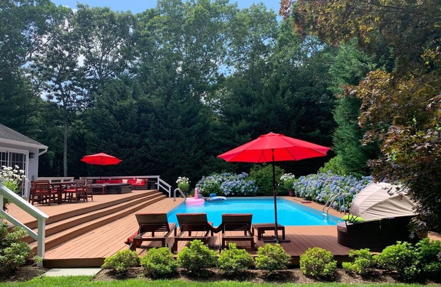 Family Friendly Bright Home With Pool, Hot Tub, 1 Mile to Bay & Maidstone Beach