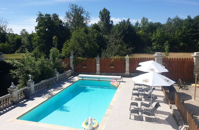 Family gite complex with private pool and large courtyard