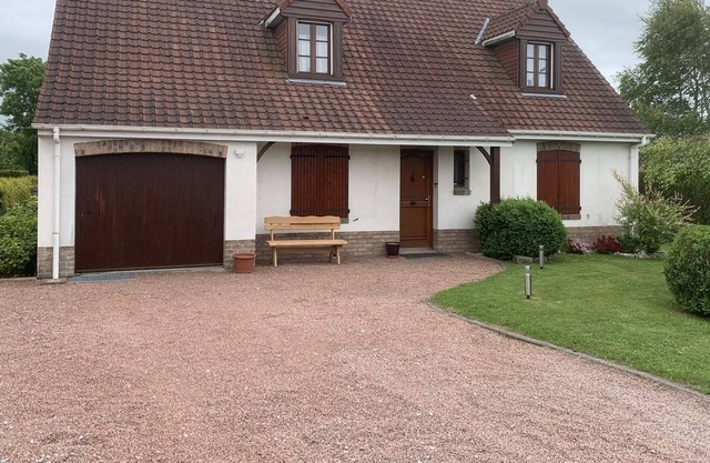 Family house with a large garden