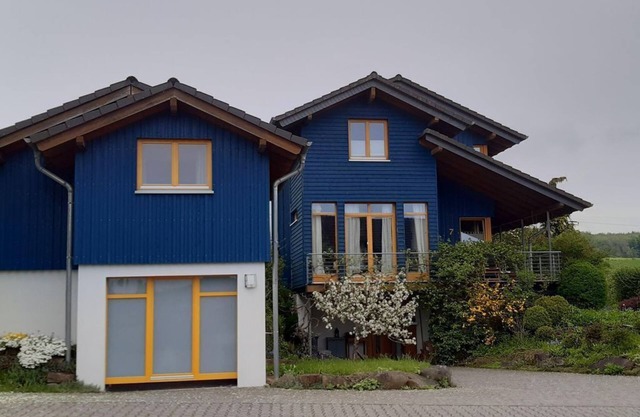 Ferienhaus Blaue Pause - Studio, Dusche, WC, Wohn-/schlafraum