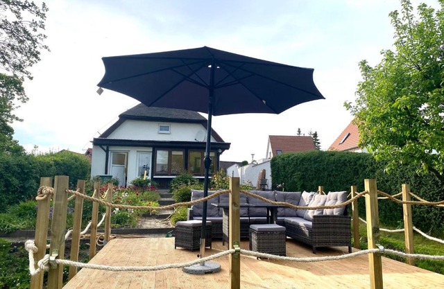 Ferienhaus mit Wasserblick auf der Insel Usedom