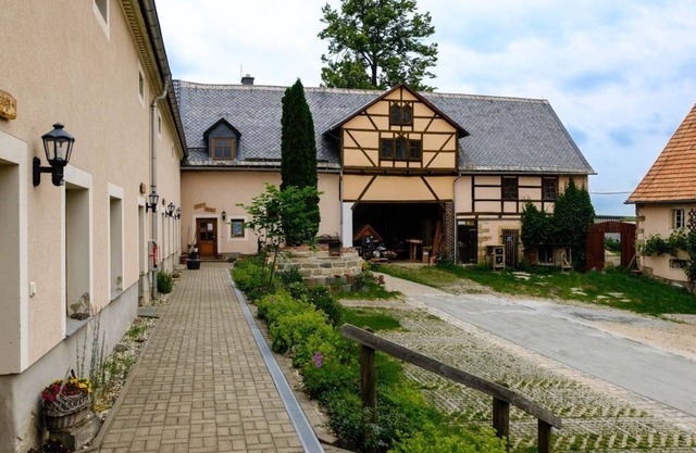 Ferienhof Näcke with braiding workshop - apartment/apartment, shower, WC