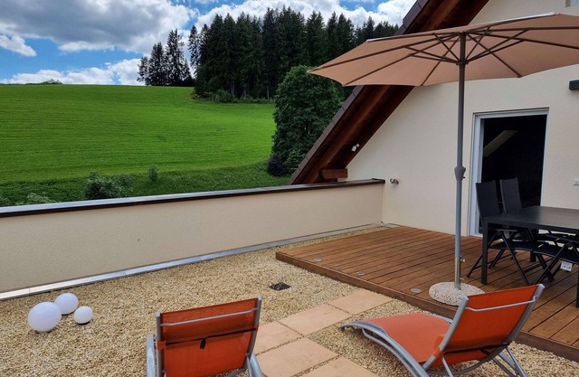 Ferienwohnung, 81qm mit 2 Schlafräume und Dachterrasse für max. 4 Personen