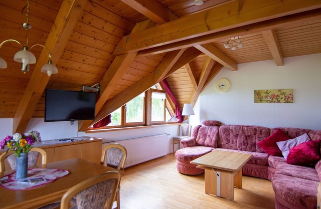 Ferienwohnung Weiherblick, 45qm, 1 Schlafzimmer, max. 4 Personen