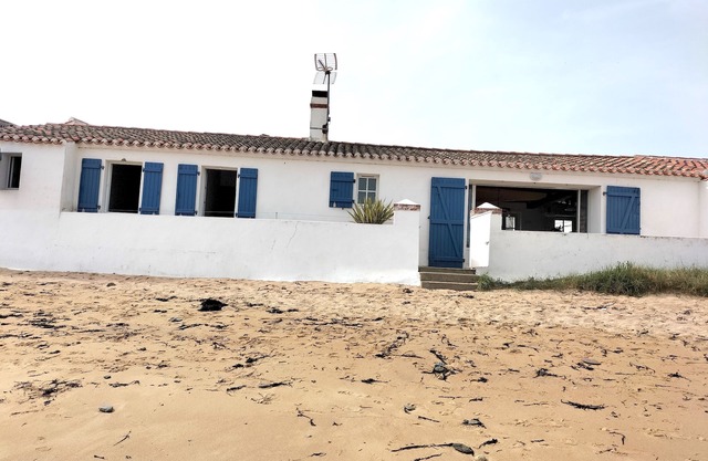 Fisherman's house on the beach