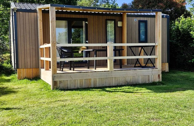 Flower Lake Camping * - Mobil home Aquitaine Comfort 24m2 - 2 bedrooms + covered terrace + TV 4 people
