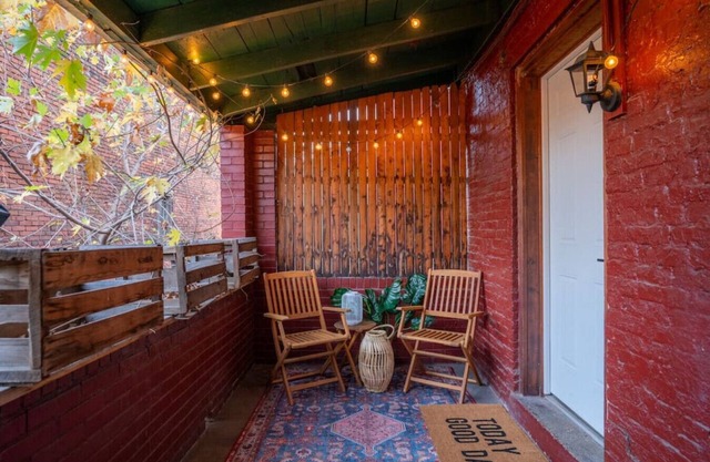 Fun Designer space with Patio!