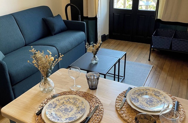 Furnished studio fully equipped downtown Aix les Bains cures thermales apt 202!