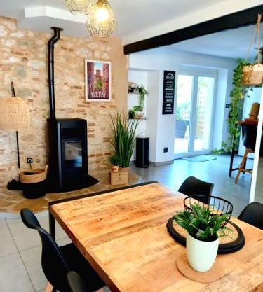 Gîte Abelia avec extérieur