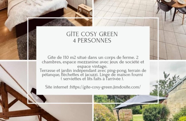 Gîte Cosy Green 110 m2