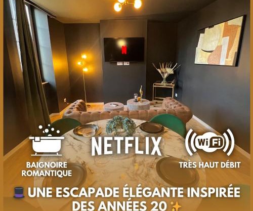 Gatsby Room - Élégance et Intimité des Années 20 !
