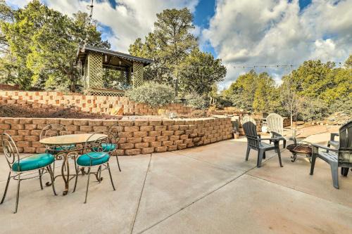 Gazebo and Fire Pit Pet-Friendly Payson Home!