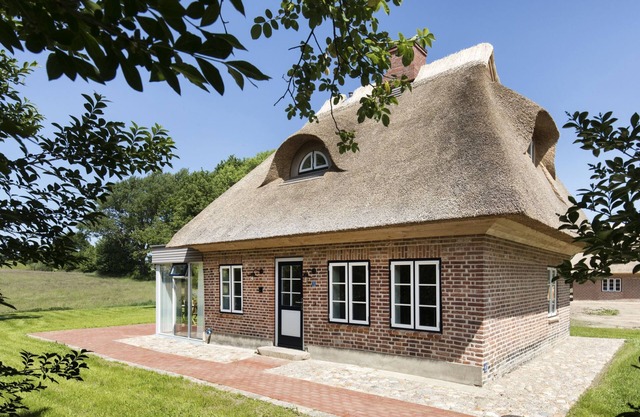 Gem under thatch with stove and sauna