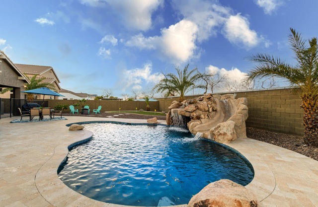 Gilbert Heated Pool Home w/Slide Foosball, Putting Green
