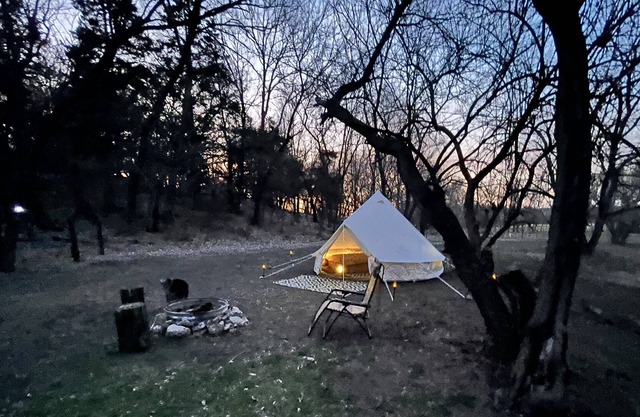 Glamping the Flint Hills of Kansas