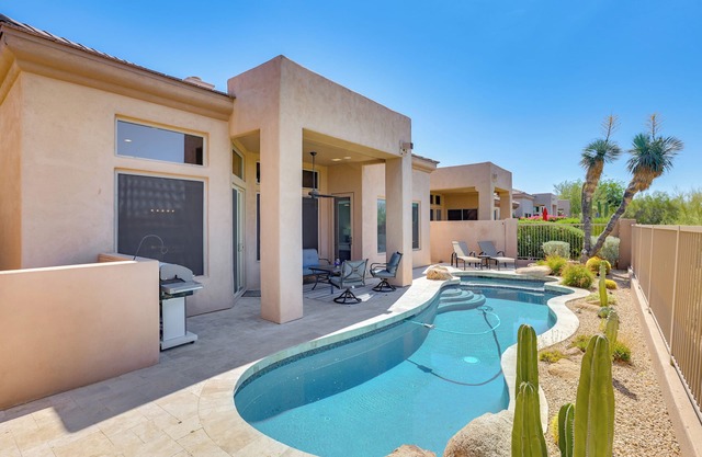 Golf Course View + Resort Perks: Scottsdale Escape