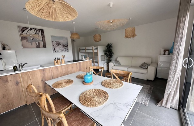 Ground floor apartment for 4 people with garden