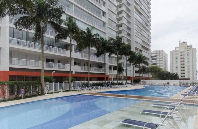 GUARUJÁ ASTURIAS, COMPLETE LEISURE, AIR CONDITIONING AND GOURMET BALCONY
