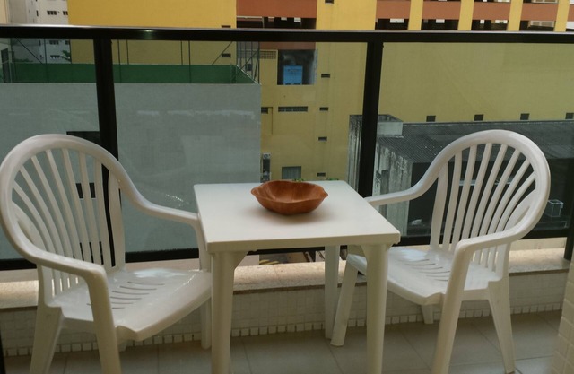 Guaruja Pitangueiras 2 beds/suite - Flat Capitania Varan - Air Conditioning