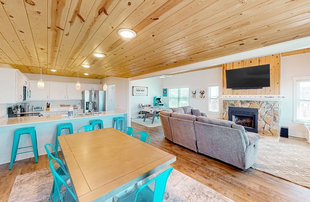 Gulf-view beach house with patio, foosball, central AC, & W/D - dog-friendly
