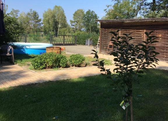 Helles Doppelzimmer im Untergeschoss mit Bad im Grünen nahe Potsdam