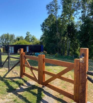 Hermosa cabaña Container en parcela