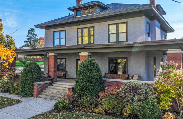 Historic Craftsman with period charm, covered porch, chef's kitchen, W/D & gym