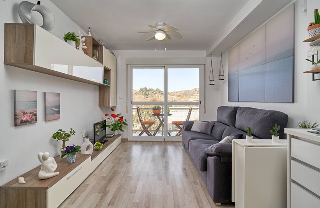 Holiday Apartment 'Abierto Al Mar' with Sea View, Shared Pool & Wi-Fi