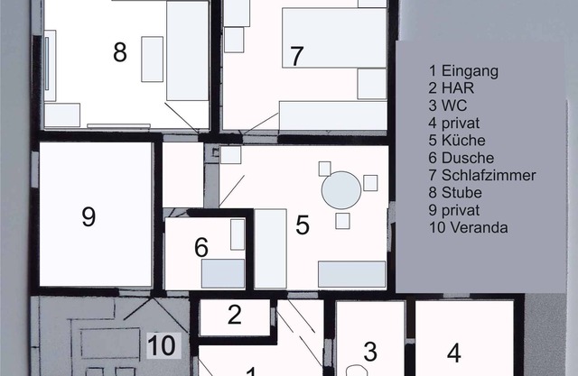 Holiday apartment in the valley and the quiet and sunny location