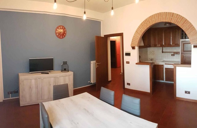 Holiday apartment with private garden and barbecue