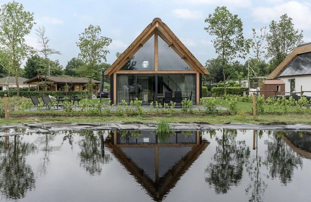 Holiday Home in Netherlands with Pond View