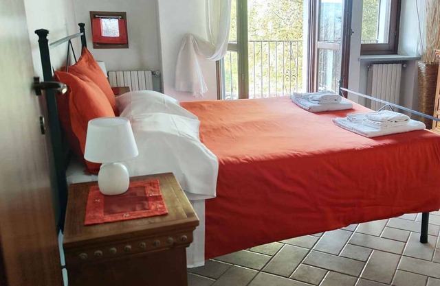 Holiday home mit Balkon