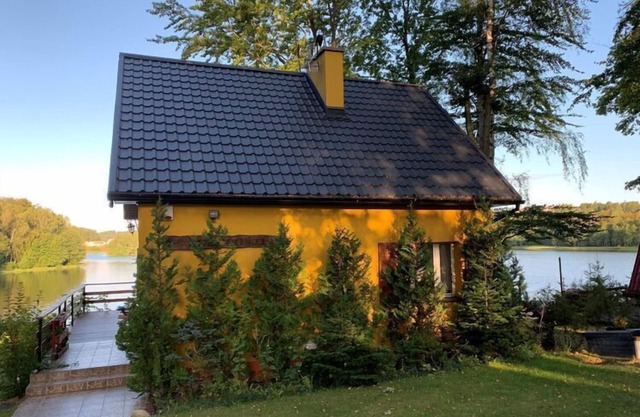 Holiday Home on Lake Marchowo with Terrace