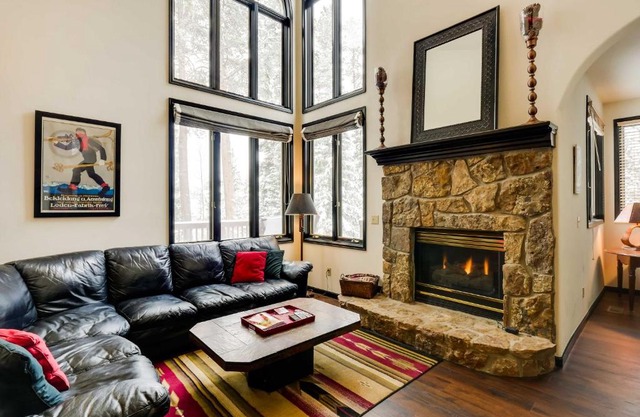 Hot Tub and Ski Shuttle Forested Breckenridge Home!
