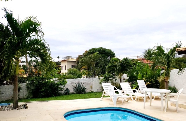 House BONITA, prox. of the lagoon, pool and churrasq new-air cond.- land 1200mt