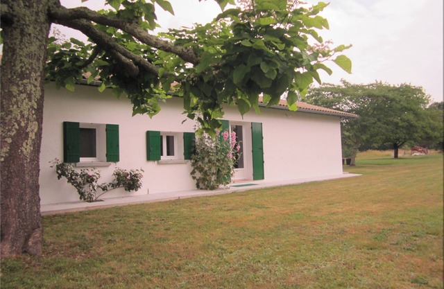 House in a green setting