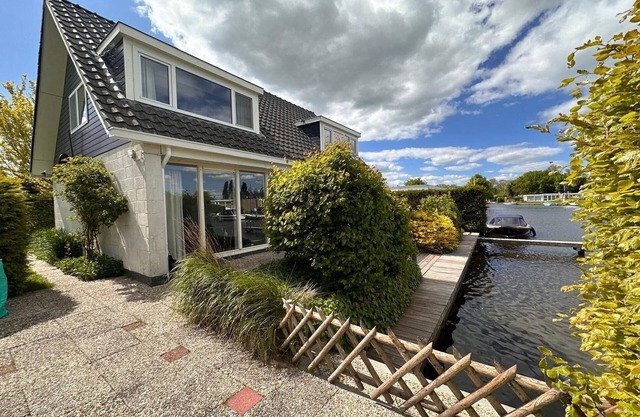 House in Boornzwaag with Private Jetty