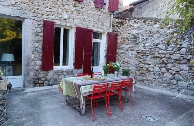 House in the Cévennes, Pont de Rastel on the banks of the Luëch