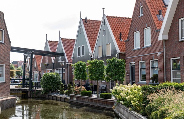 House in Volendam with Waterfront Views