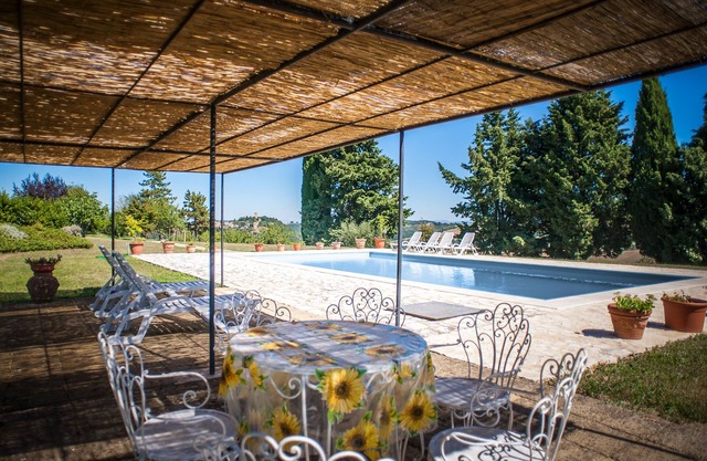 House with private pool with beautiful view Val d 'Orcia