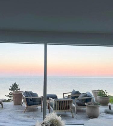 House With Sea View And Atrium