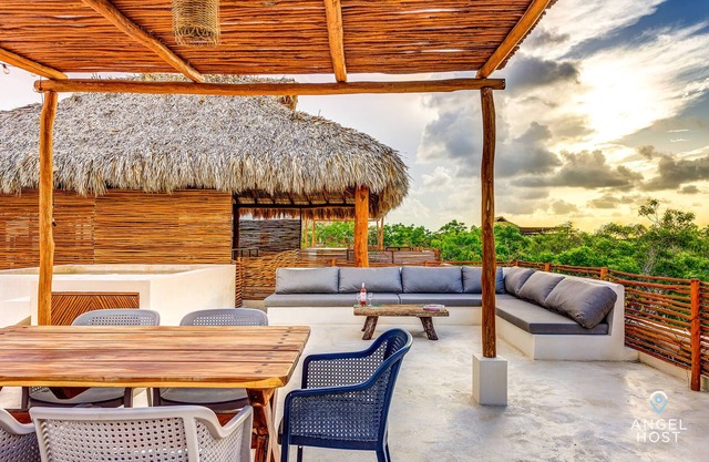 Ideal for Groups! Private Roof Pool Condos+Cenotes